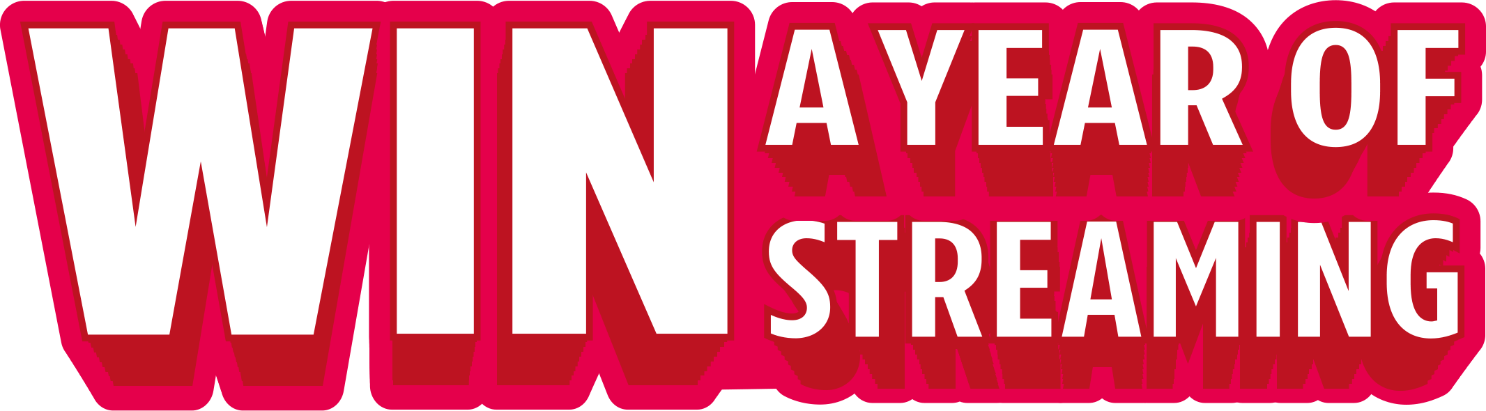 win a year of streaming